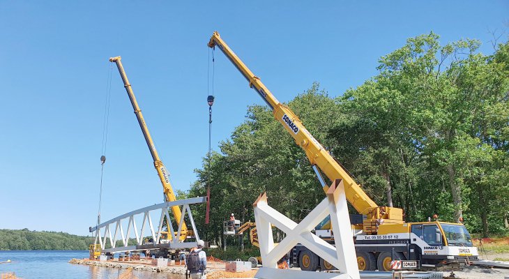 Le lac de Saint-Pardoux aura bientôt sa passerelle