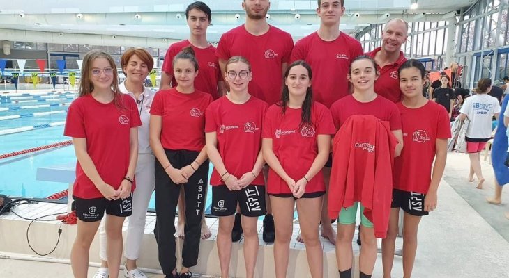 Belle reprise de saison pour les nageurs de l'Asptt Limoges Natation