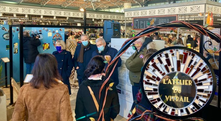 L'Atelier du vitrail s'expose aux halles centrales