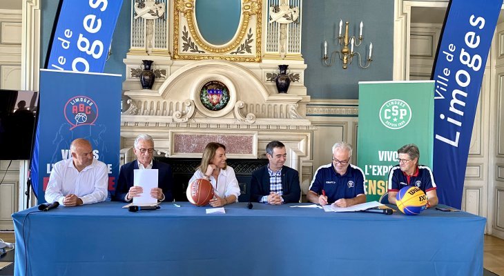 Le Limoges CSP et le Limoges ABC signent un partenariat