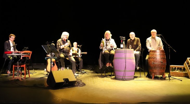 Un spectacle littéraire, musical et… oenophile !