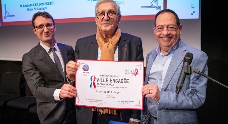 Limoges labellisée « Ville engagée contre le sida »