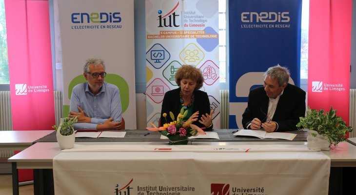 L'IUT et Enedis scellent leur partenariat