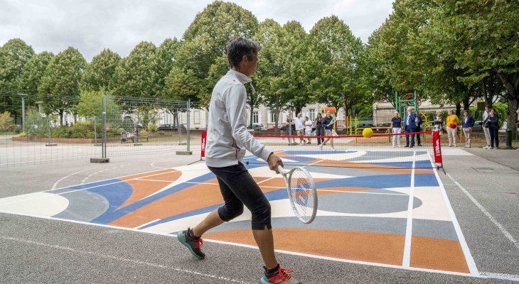 Limoges se dote de deux terrains d'urban tennis