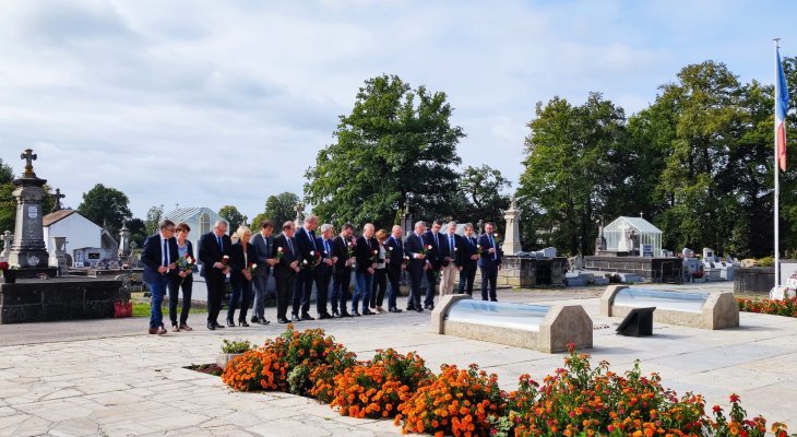 Les présidents des Départements ont visité le Centre de la Mémoire