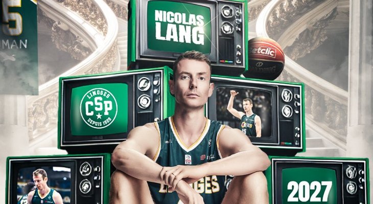 Nicolas Lang lié au Limoges CSP jusqu'au 30 juin 2027