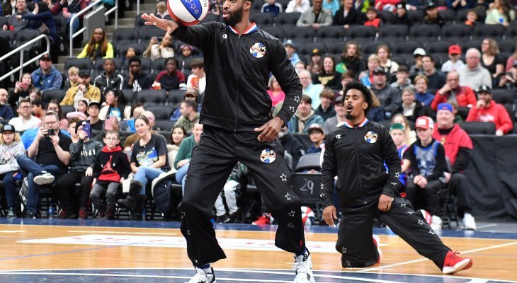 Les légendes des Harlem Globetrotters sur le parquet de Beaublanc