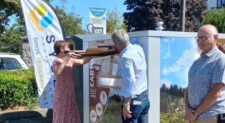 Faciliter le tri des cartons avec des points d'apport volontaire