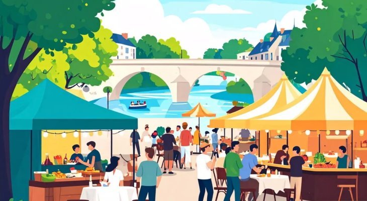 Les berges gourmandes : un nouveau marché festif en bords de Vienne