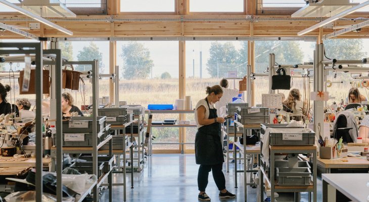 Hermès inaugure sa 24e maroquinerie à L'Isle-d'Espagnac en Charente