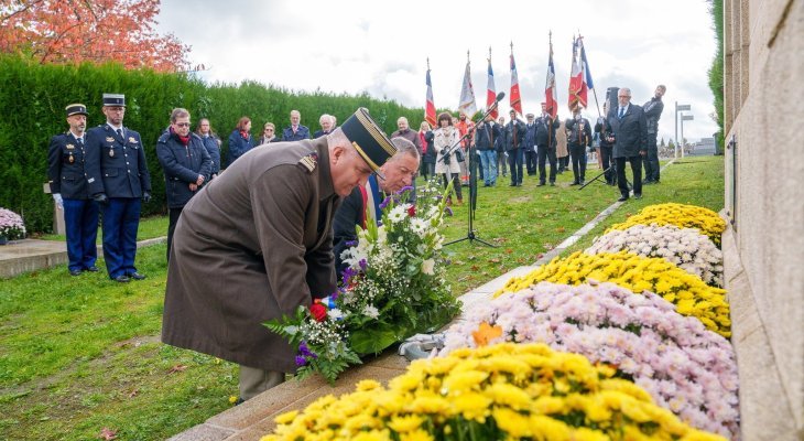 Hommage aux soldats morts dans les conflits 14-18 et 39-45