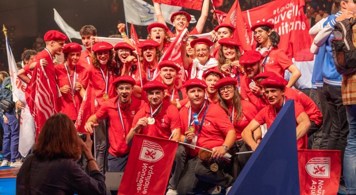 40 médailles pour la Nouvelle Aquitaine aux Olympiades des métiers