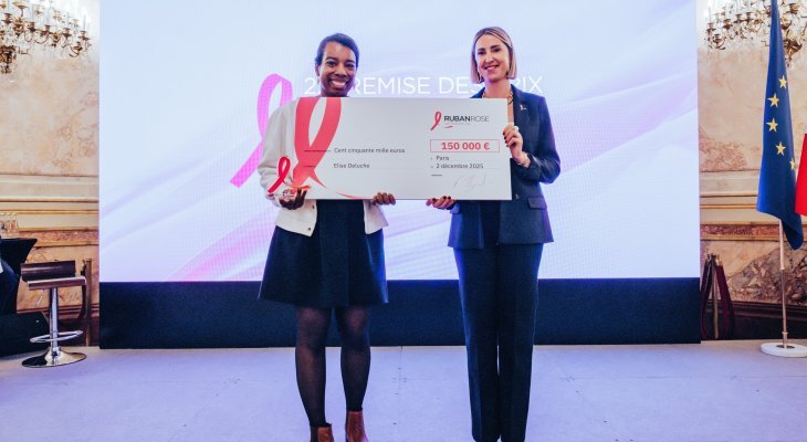 Le Dr Deluche du CHU reçoit un Prix Ruban Rose