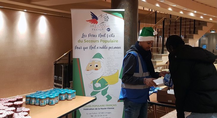 195 étudiants ont pu bénéficier d'un colis alimentaire et de produits d'hygiène