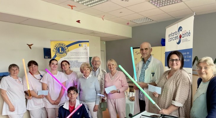 Les Lions soutiennent les enfants de l'HME