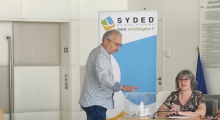 Alain Auzeméry réélu président du SYDED 87