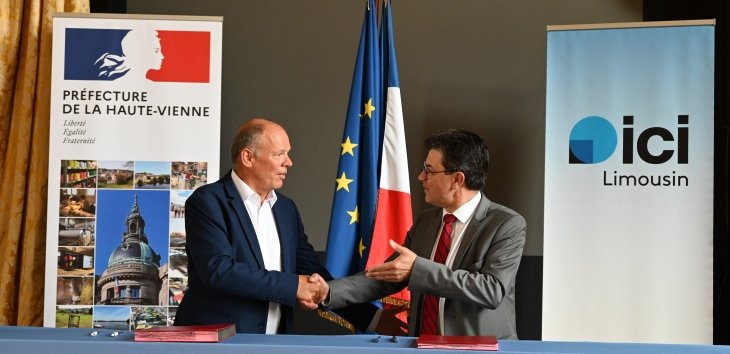 La Préfecture de la Haute-Vienne et ICI Limousin ont renouvelé leur convention de partenariat