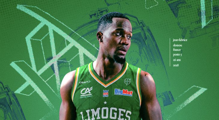 Jean-Fabrice Dossou intègre le Limoges CSP