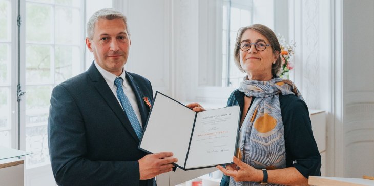 Benoît Sadry a reçu la Croix de Chevalier de l'Ordre du Mérite allemand