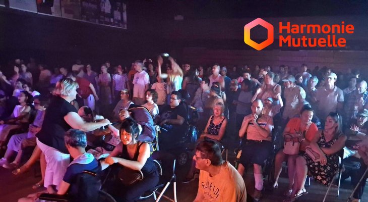 360 spectateurs ont assisté à un concert de rock inclusif