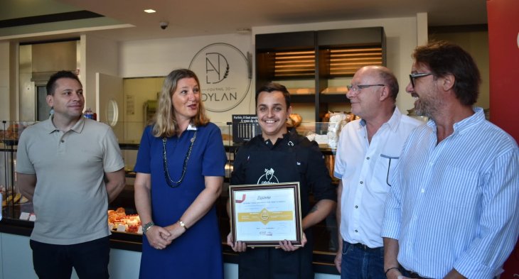 Dylan Chatain reçoit le titre d'Artisan Gourmand