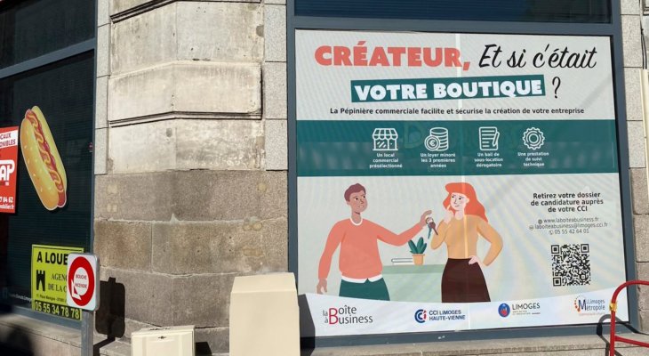 Pépinière contre la vacance commerciale : un nouvel appel à candidatures pour l'hyper-centre de Limoges
