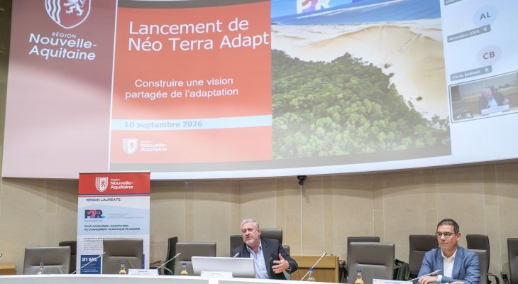 La Région Nouvelle-Aquitaine lance Néo Terra Adapt