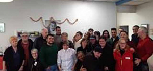 Un buffet aux airs de Noël pour tous ….