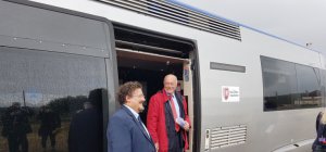 Voyage inaugural de la ligne TER entre Nexon et Saint-Yrieix