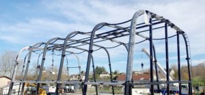 Le nouveau chapiteau du Sirque est en cours de construction