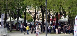 Chasse aux oeufs solidaire du Secours Populaire aux jardins de l'Évêché