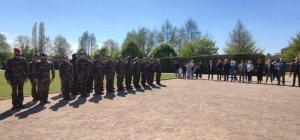 Quarante jeunes en service civique au village martyr
