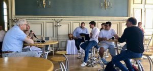 La rencontre Stade Français Paris - Castres Olympique se prépare