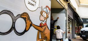 Limoges : des dessins de Bidu contre la vacance commerciale