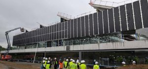 Salle d'athlétisme couverte : les travaux continuent...