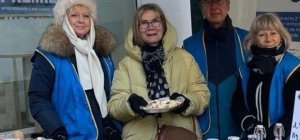 Vente de pommes bio au profit des enfants malades et des handicapés