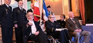 Trois anciens combattants décorés de la Légion d'honneur