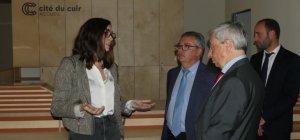 Le préfet de région a été séduit par la qualité de la future Cité du cuir