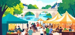 Les berges gourmandes : un nouveau marché festif en bords de Vienne