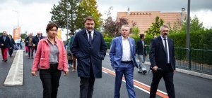 Aménagement de l'avenue Jean-Giraudoux et de l'étang au Palais-sur-Vienne