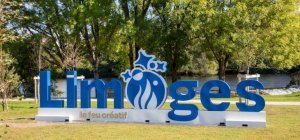 Limoges, le feu créatif : un second lettrage géant