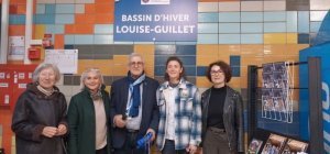 Inauguration du bassin d'hiver Louise-Guillet